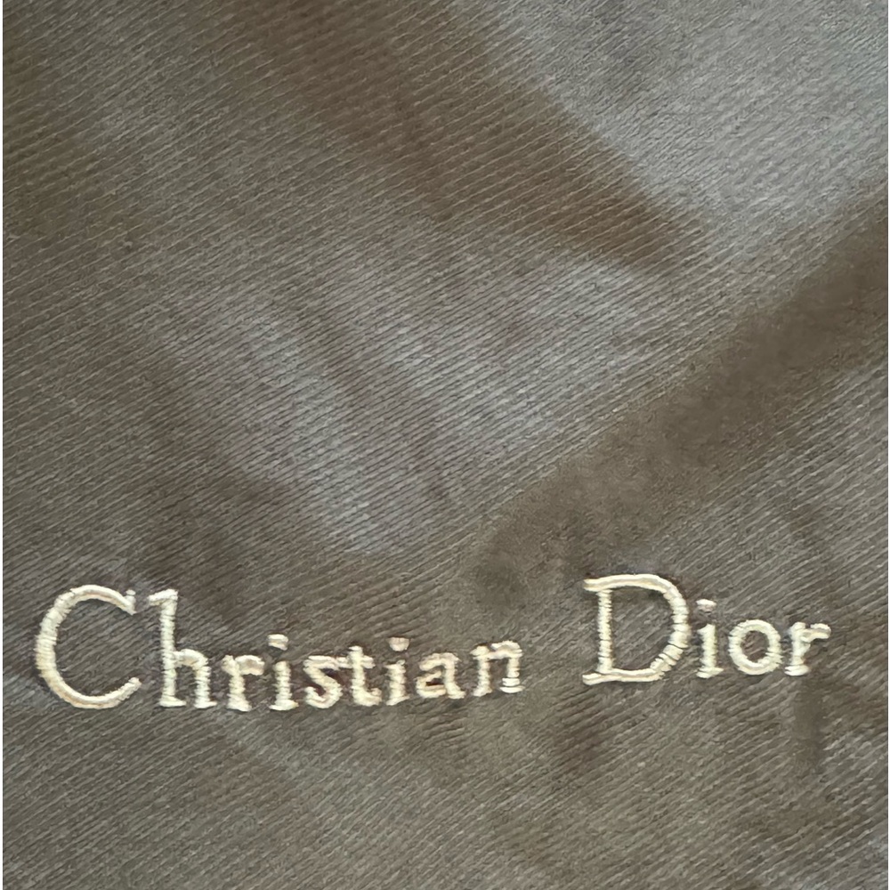 Vintage Christian Dior Pure Silk Tan  Scarf 
 100% Silk Scarf//Beautiful tan
